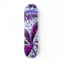 Purple Palm Skateboard by ottoblotto Purple Palm Skateboard