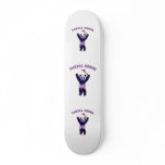 Purple Panda Cricket Skateboard