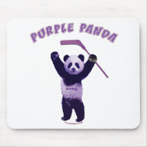Purple Panda Hockey Bear
