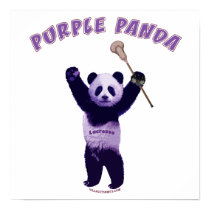 Purple Panda Lacrosse posters