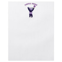Purple Panda Ping Pong Flyers