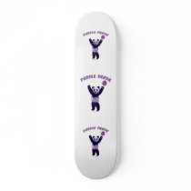 Purple Panda Ping Pong Custom Skateboard