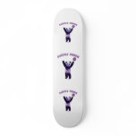 Purple Panda Ping Pong Custom Skateboard