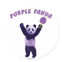 Purple Panda Ping Pong