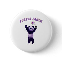 Purple Panda Racquetball Pins