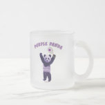 Purple Panda Racquetball Coffee Mugs