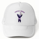 Purple Panda Racquetball hats by HappyDoggies Purple Panda Racquetball hats