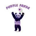 Purple Panda Racquetball t-shirts by HappyDoggies Purple Panda Racquetball t-shirts