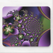 Purple Pansies Mousepad