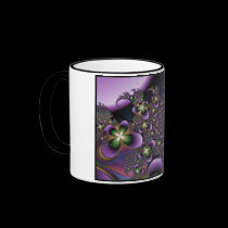 Purple Pansies Mug
