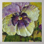 Purple Pansy Canvas Print