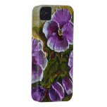 Purple Pansy iPhone 4 Case