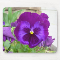 Purple Pansy Mousepad by bkang22 Purple Pansy Mousepad