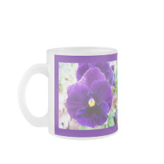 Purple Pansy mug