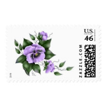 purple pansy postage by Ceyzpurplestang purple pansy postage