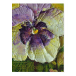 Purple Pansy Postcard