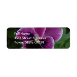 Purple Pansy Return Address Label