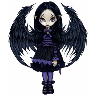 Purple Paper Hearts gothic fairy Shirt shirt