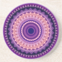 Purple Paradise Kaleidoscope Mandala coaster coasters