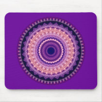 Purple Paradise Kaleidoscope Mandala mousepad