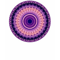Purple Paradise Kaleidoscope Mandala Tshirt