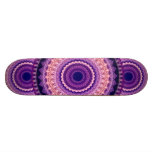 Purple Paradise Mandala kaleidoscope skateboard Purple Paradise Mandala kaleidoscope skateboard