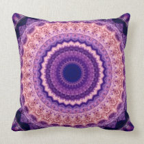 Purple Paradise Mandala pillow cushion pillows