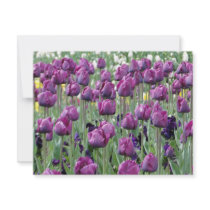 Purple Paradise Tulips invitations by sharonsphotography Purple Paradise Tulips invitations