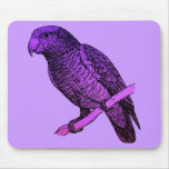 Purple Parrot Mouse Mats