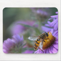 Purple Passion Bee Mousepad by toots1 Purple Passion Bee Mousepad