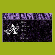 Purple Passion Business Card business cards