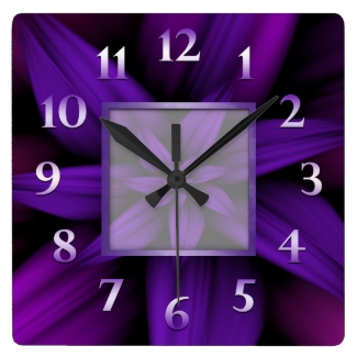 Purple Passion Floral Geometric