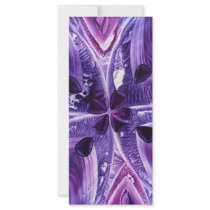 Purple Passion Mandala Rack Card Template