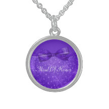 Purple Passion & Shimmer Snowflakes Wedding Jewelry