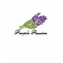 Purple Passion - tulips tee t-shirts