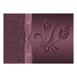 Purple Passion Wedding Invitation