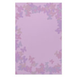 PURPLE PASTEL PAPER BUTTERFLIES stationery
