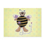 Purple Patches Bumble Bear Post Cards