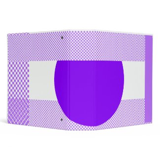 purple pattern binder