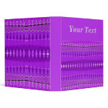 purple pattern binders