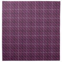 Purple Pattern Coordinating Kitchen Decor Printed Napkin