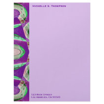 purple pattern letterhead by DonnaGraysonAbstract purple pattern letterhead