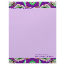 purple pattern letterhead by DonnaGraysonAbstract purple pattern letterhead