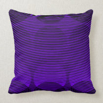 Purple Pattern Throw Pillow