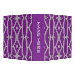 purple pattern binders
