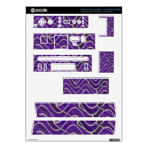 purple pattern wii skin