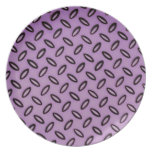 Purple Patterned Plate