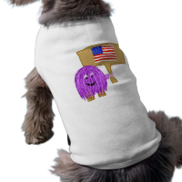 purple peace America Pet Clothing