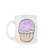 Purple Peace Cupcake mugs