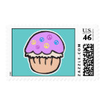 Purple Peace Cupcake Stamp